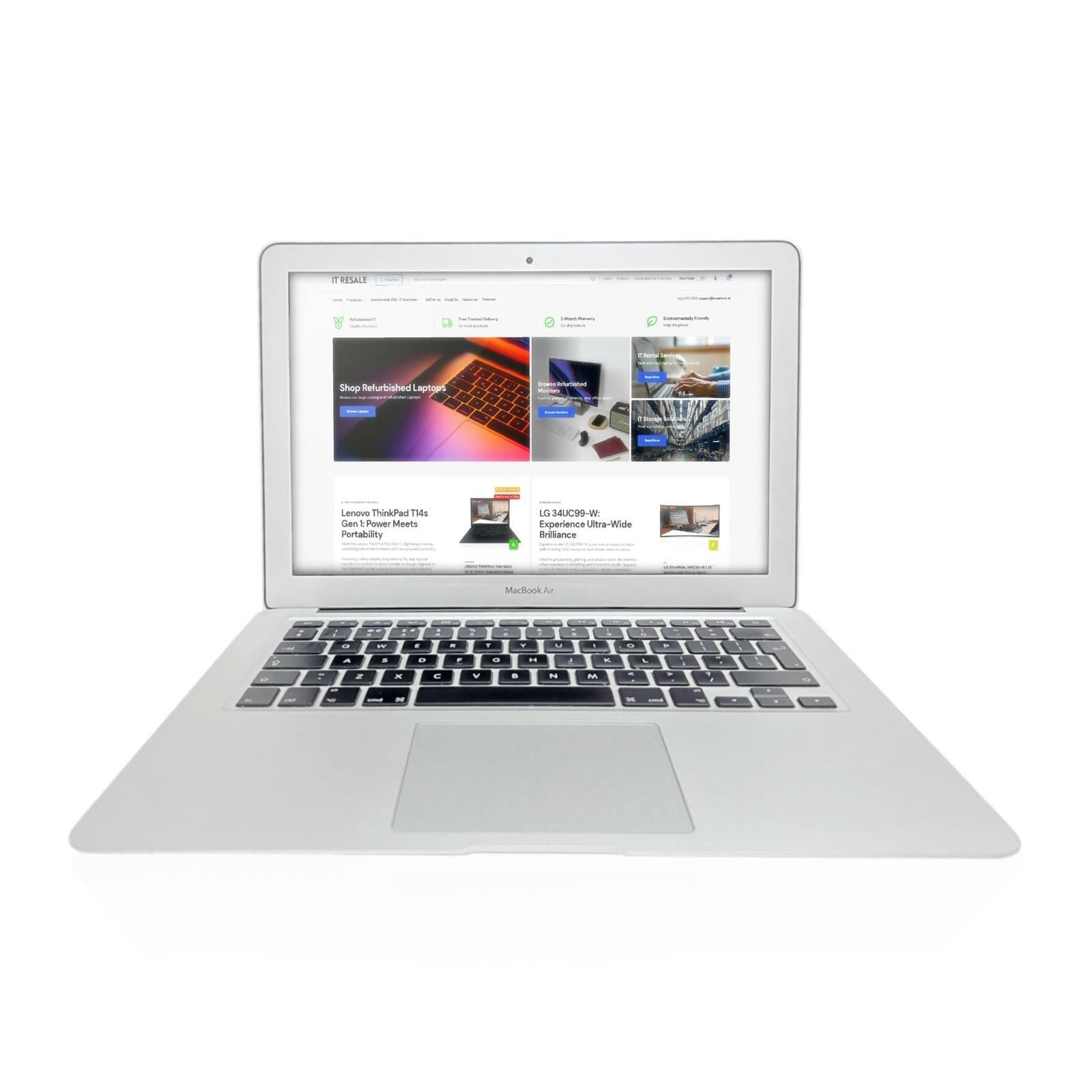 APPLE MACBOOK AIR 6.2 /13"/ i5 - 4260U / 8GB / 121GB / Catalina / Laptop - GRADE C - IT Resale