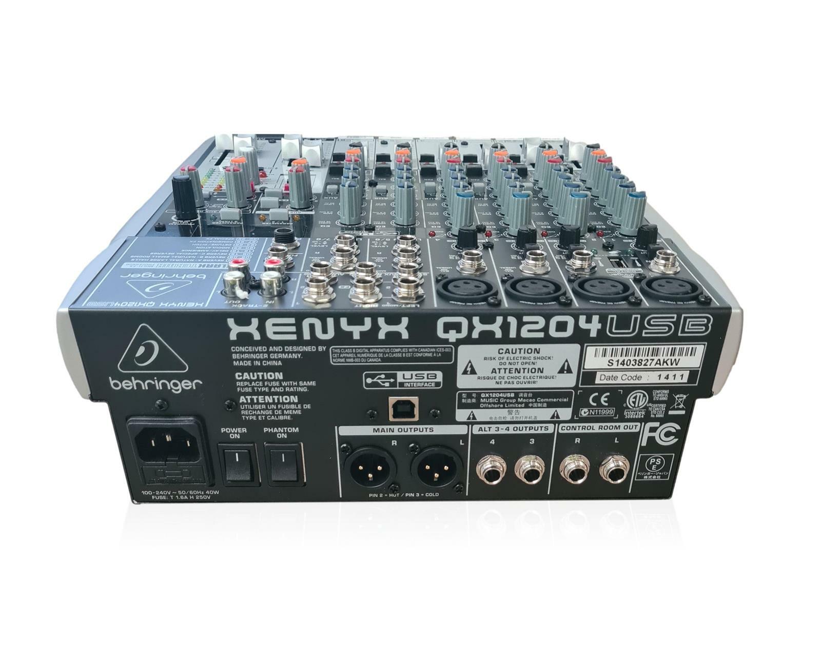 BEHRINGER XENYX QX1204USB Mixer - GRADE A - IT Resale