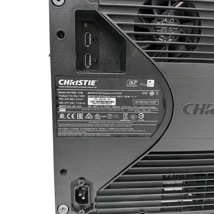 CHRISTIE: MICROTILE DLP / Video Wall D100 S200 / Display w/ Controller - GRADE A - IT Resale