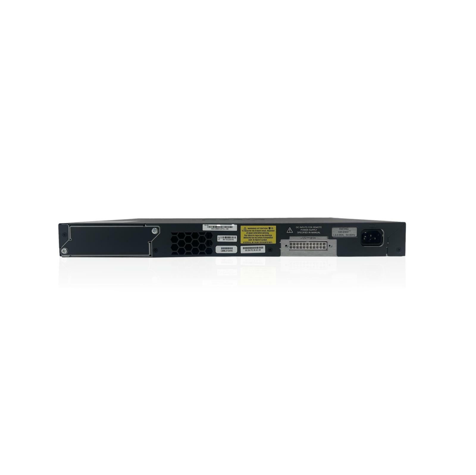 CISCO CATALYST 2960 - X (1PWS - C2960X - 24TD - L) Managed Rack Mount Switch - GRADE A - IT Resale