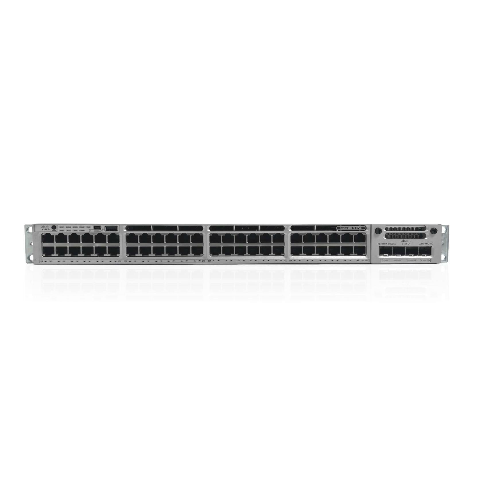 Cisco Catalyst 3850 WS - C3850 - 48U - S 48 - Port PoE+ Gigabit Managed Rackmount Switch - IT Resale