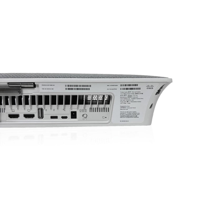 Cisco Webex Room Kit Mini TTC7 - 23 (CS - KIT - S - UNIT) + TTC5 - 15 (CS - T10 - TS V02) - IT Resale