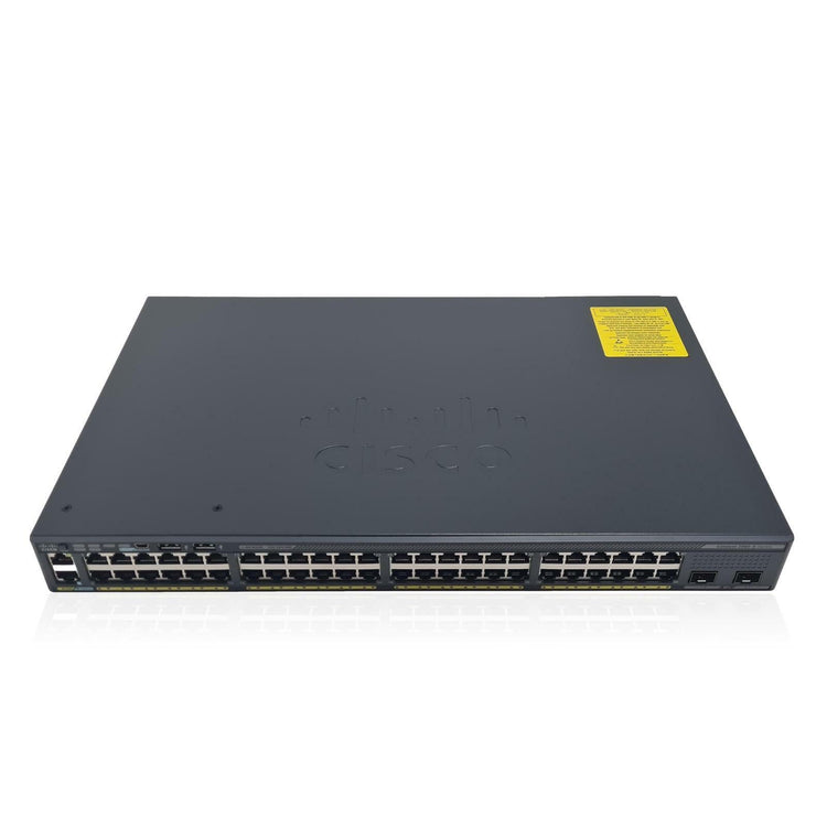 Cisco WS - C2960X - 48TD - L V06 52 Managed 1U Switch - GRADE A - IT Resale