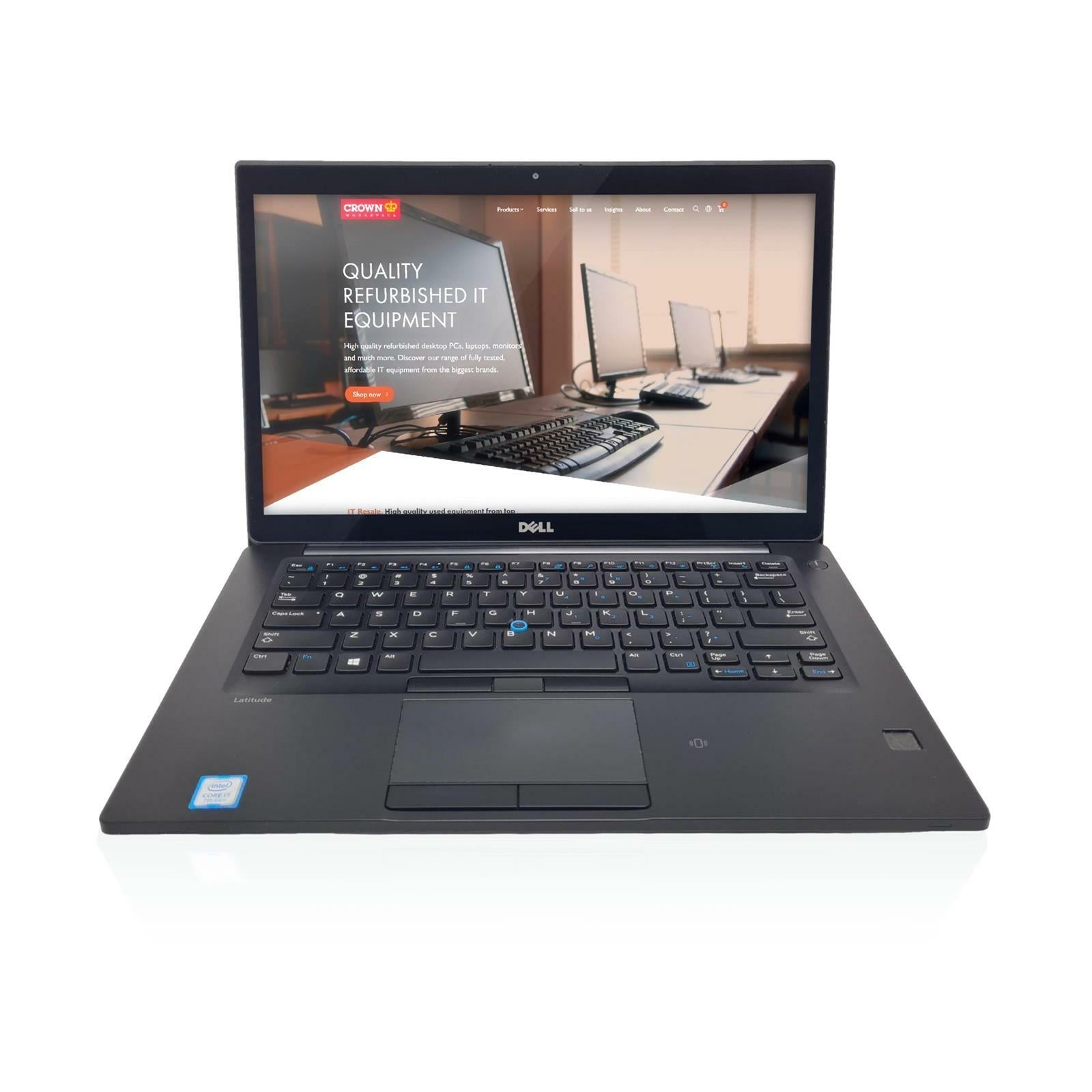 DELL LATITUDE 7480 14" i5 - 7200U 8GB DDR4 128GB SSD Win10 Laptop - Grade A - IT Resale