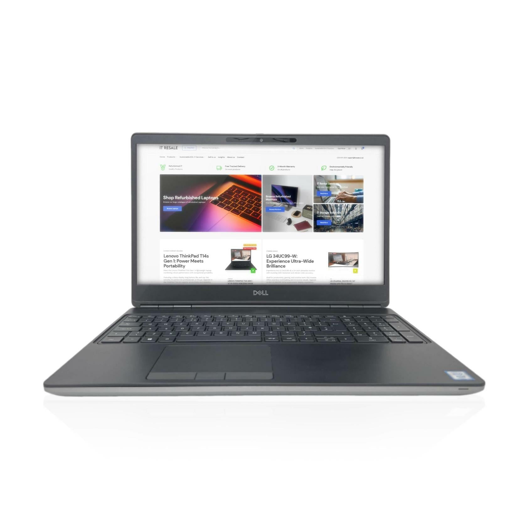 Dell Precision 7550 15.6 inch W - 10855M Windows 11 Pro Mobile Workstation Laptop - IT Resale