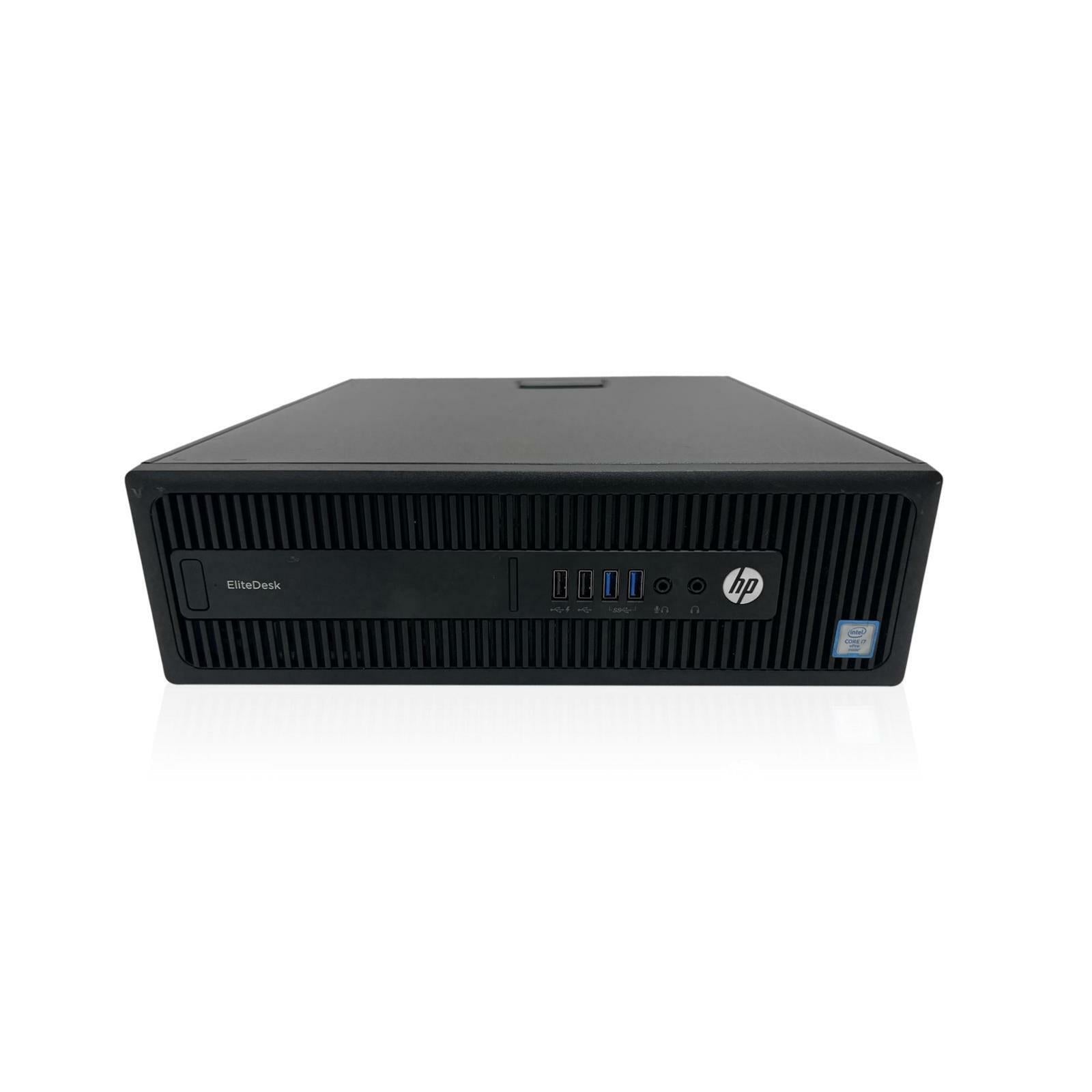 HP ELITEDESK 800 G2 SFF i7 - 6700 16GB DDR4 1TB HDD Win10 Pro Desktop - GRADE A - IT Resale