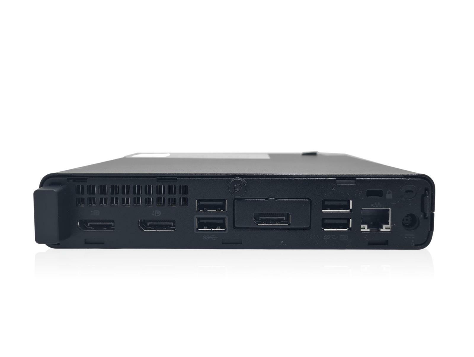 HP ELITEDESK 800 G4 DM 35W i7 - 8700T 16GB DDR4 256GB NVMe Win11 Desktop - GRADE A - IT Resale