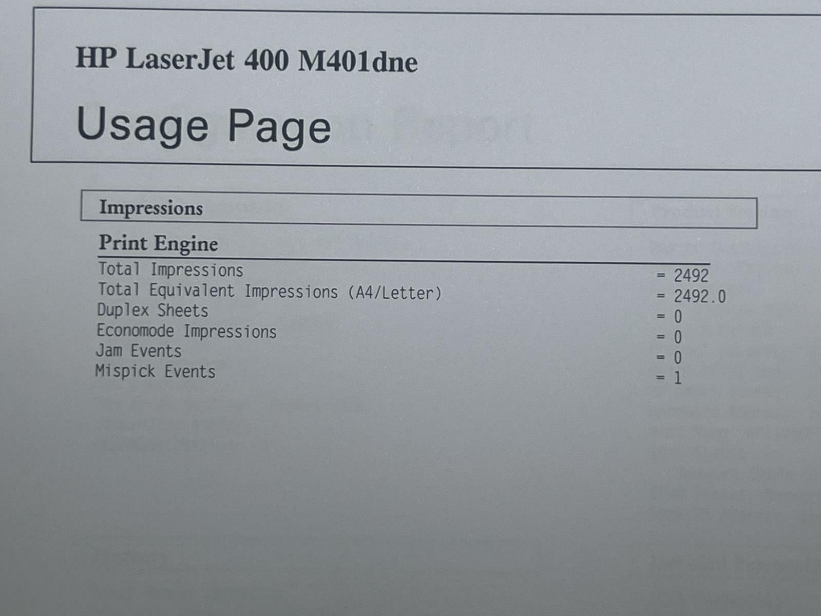 HP M401DNE (CF399A) Mono Printer Ink Excellent - GRADE A - IT Resale