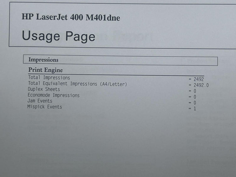 HP M401DNE (CF399A) Mono Printer Ink Excellent - GRADE A - IT Resale