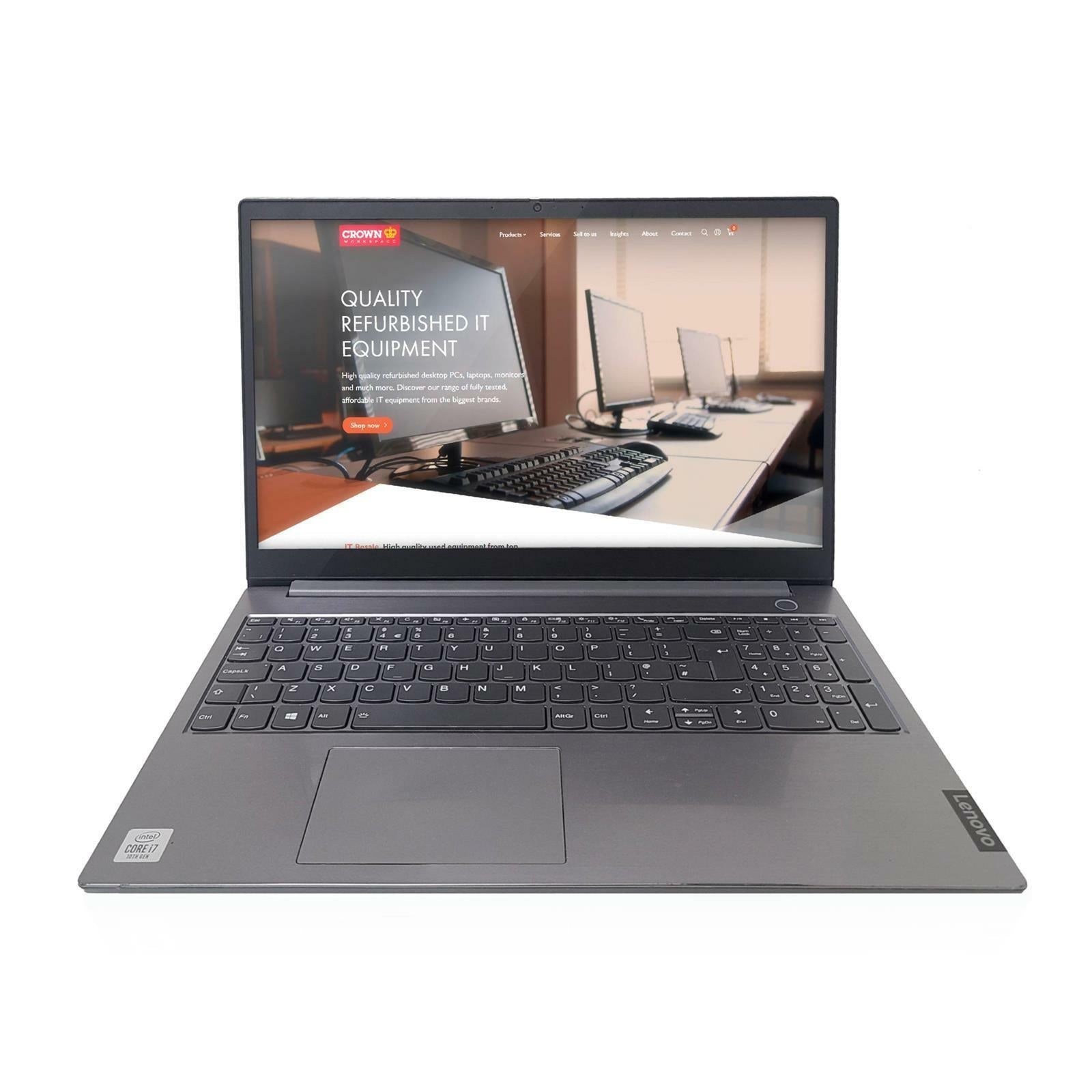 LENOVO THINKBOOK 15 - IML 15" i7 - 10150U 16GB DDR4 512GB Win11 Laptop - GRADE B - IT Resale