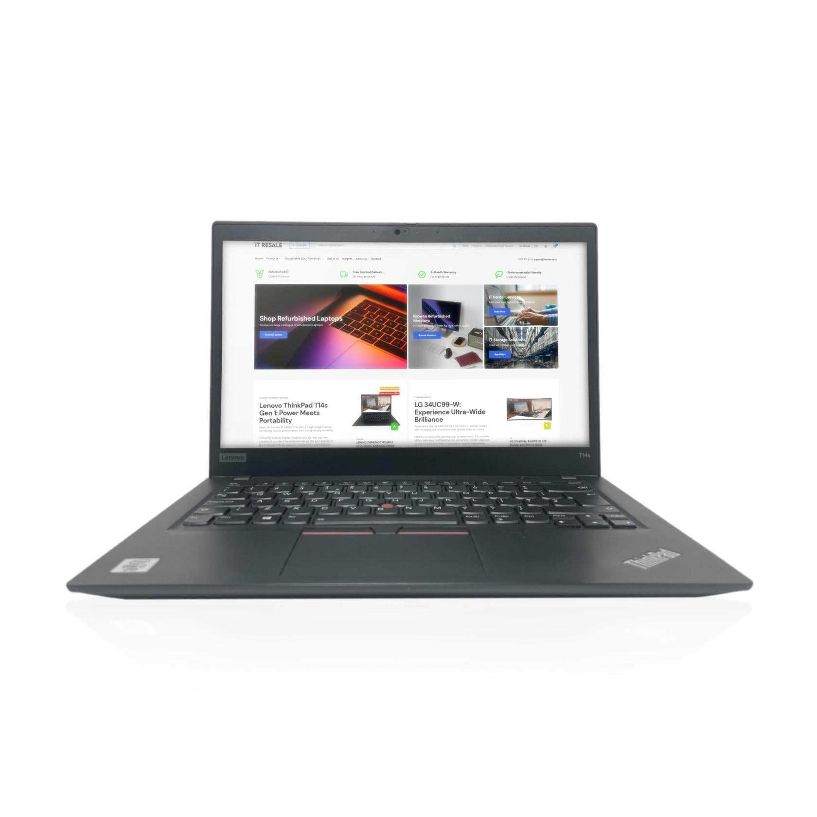 Lenovo ThinkPad T14S G1 14" i7 - 10610U Windows 11 Pro Business Laptop - IT Resale