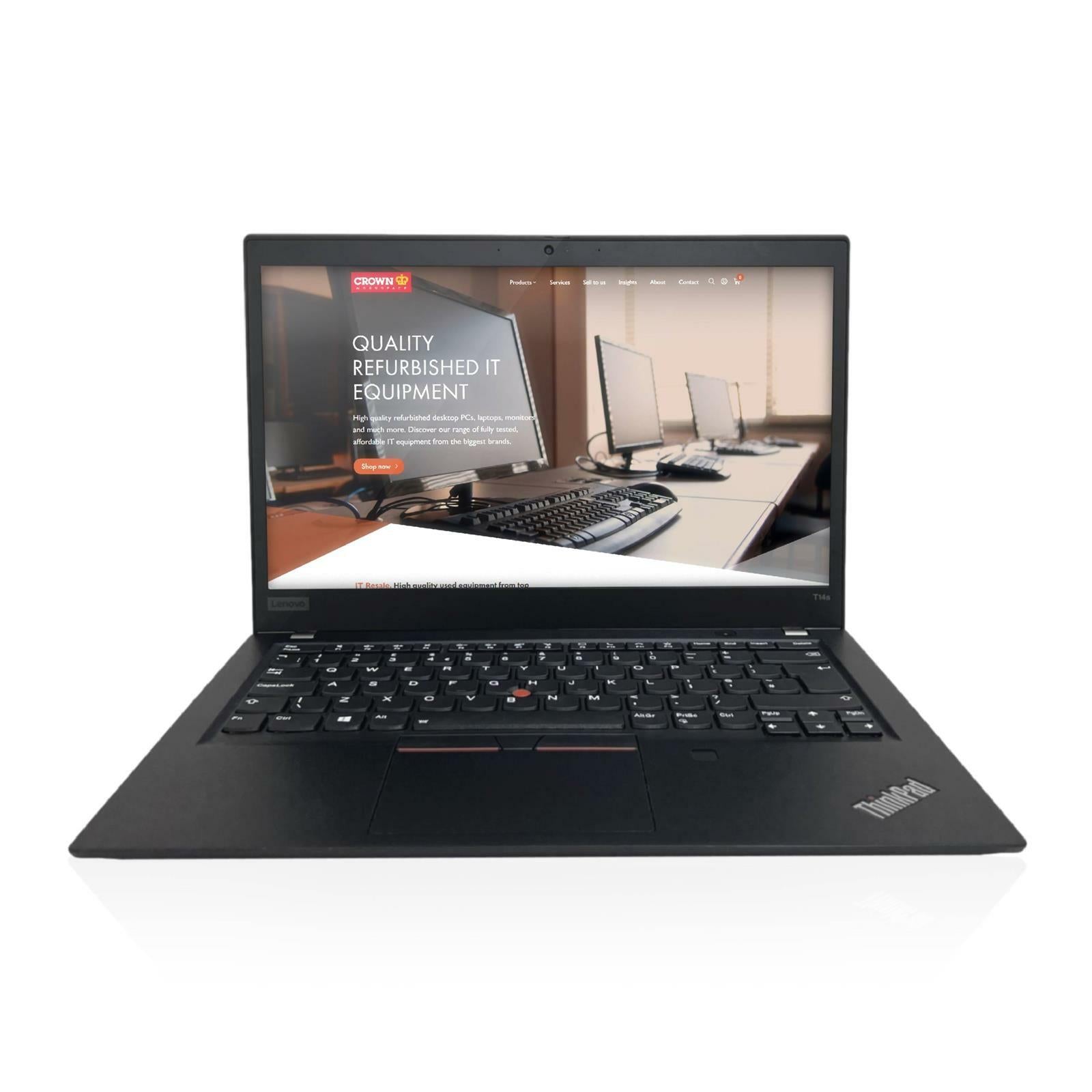 LENOVO THINKPAD T14S GEN 1 14" i5 - 10210U 8GB DDR4 256GB Win11 Laptop - GRADE A - IT Resale