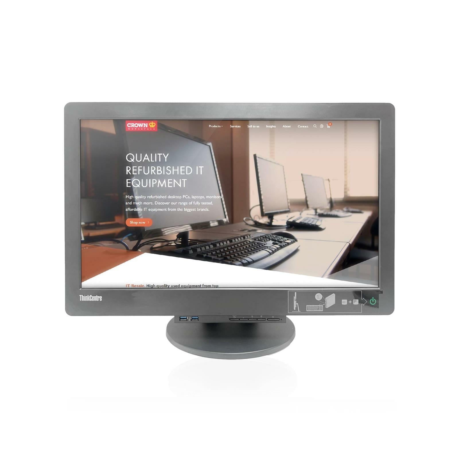 LENOVO TINY - IN - ONE 23" TN FHD (1080p) Docking Monitor w/ Stand - GRADE A - IT Resale