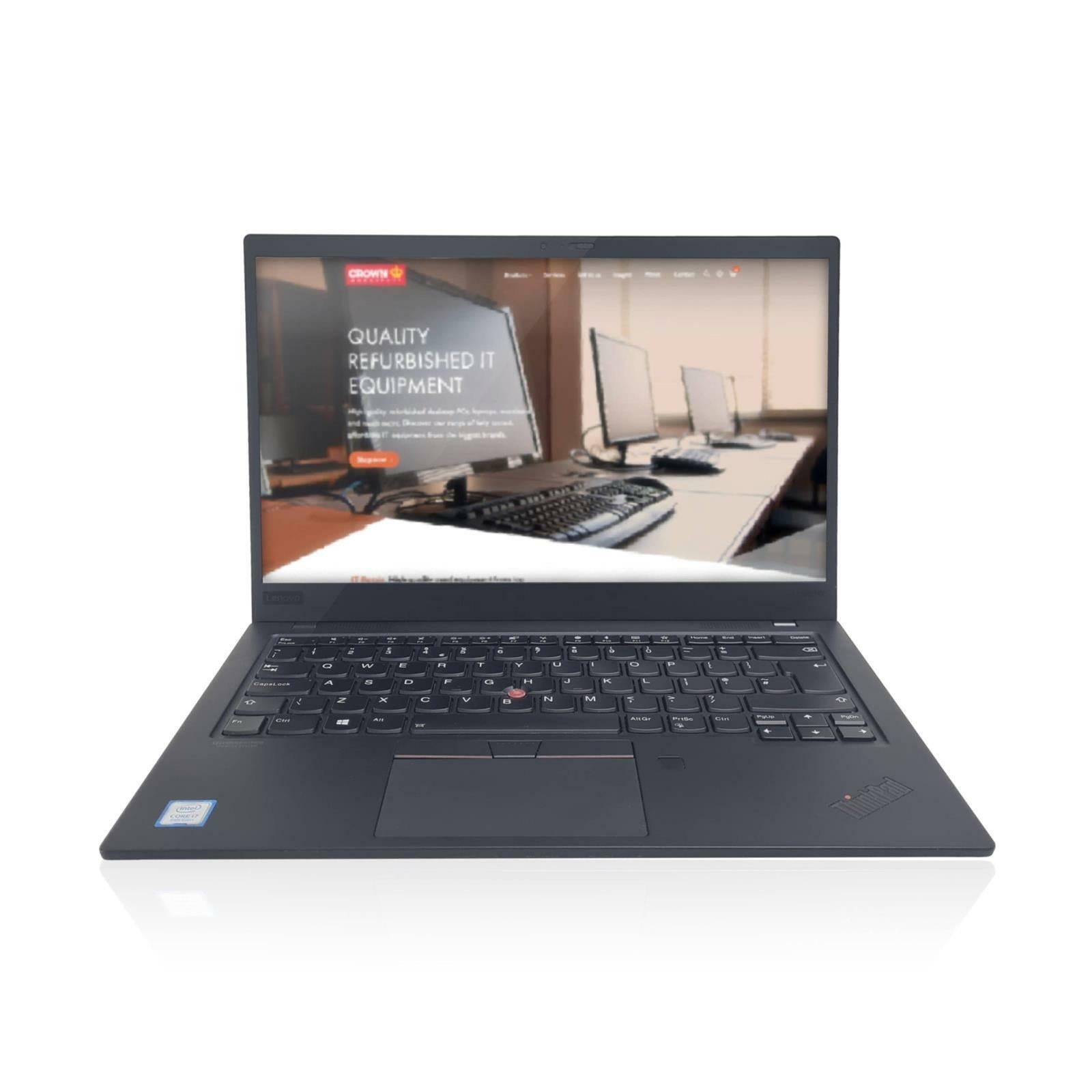 LENOVO X1 CARBON 7TH GEN 14" i7 - 8565U 16GB DDR4 256GB SSD Win11 Laptop - GRADE A - IT Resale