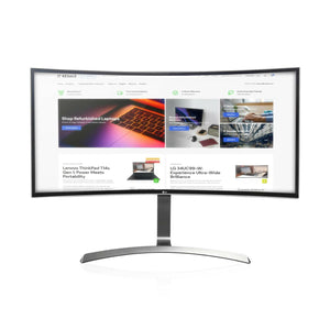 LG 34UC99 - W W/ PSU 34" AH - IPS UWQHD (1440p) Monitor w/ Stand - GRADE B - IT Resale