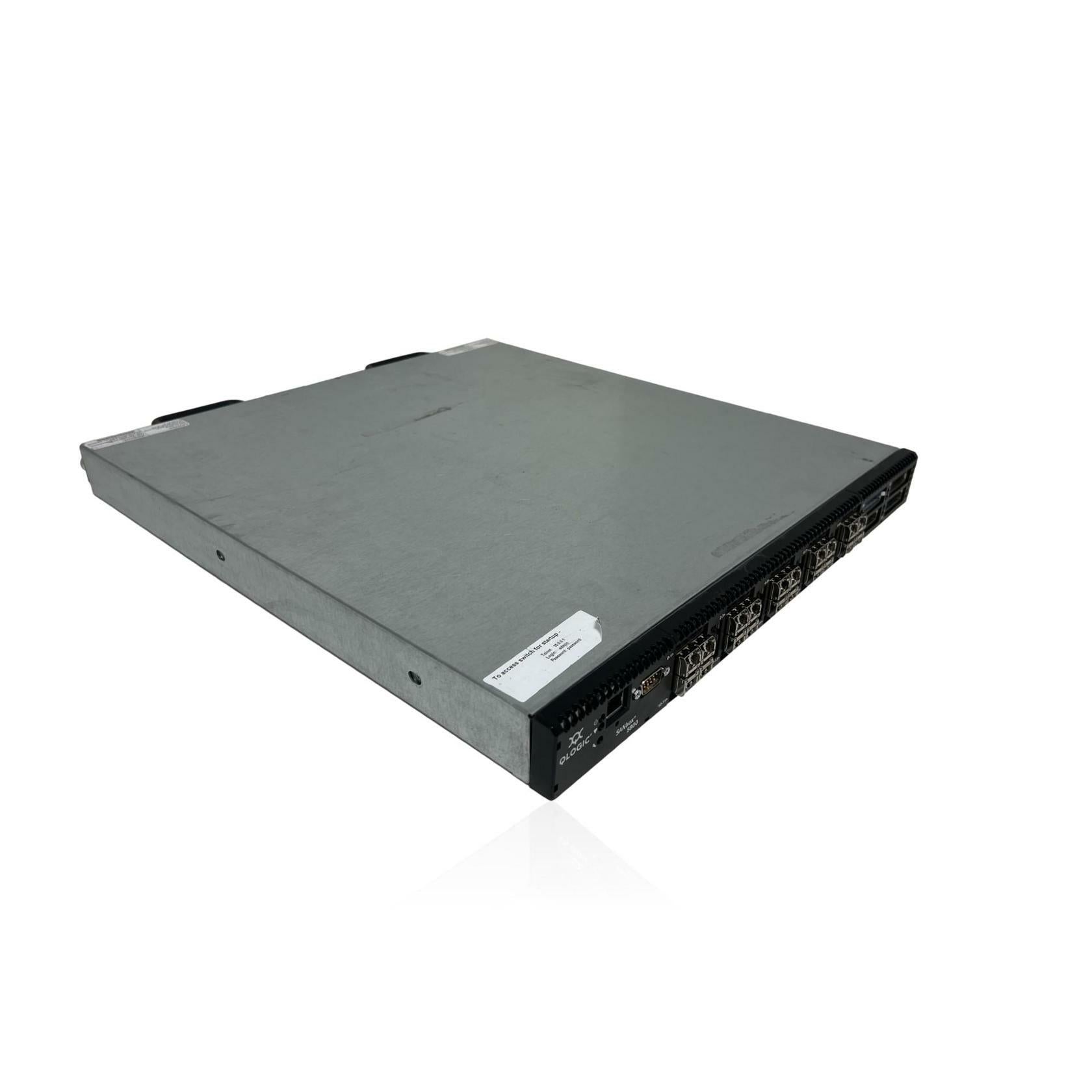 QLogic SANbox 5000 5802 24-Port Fibre Channel 1U Rackmount Switch