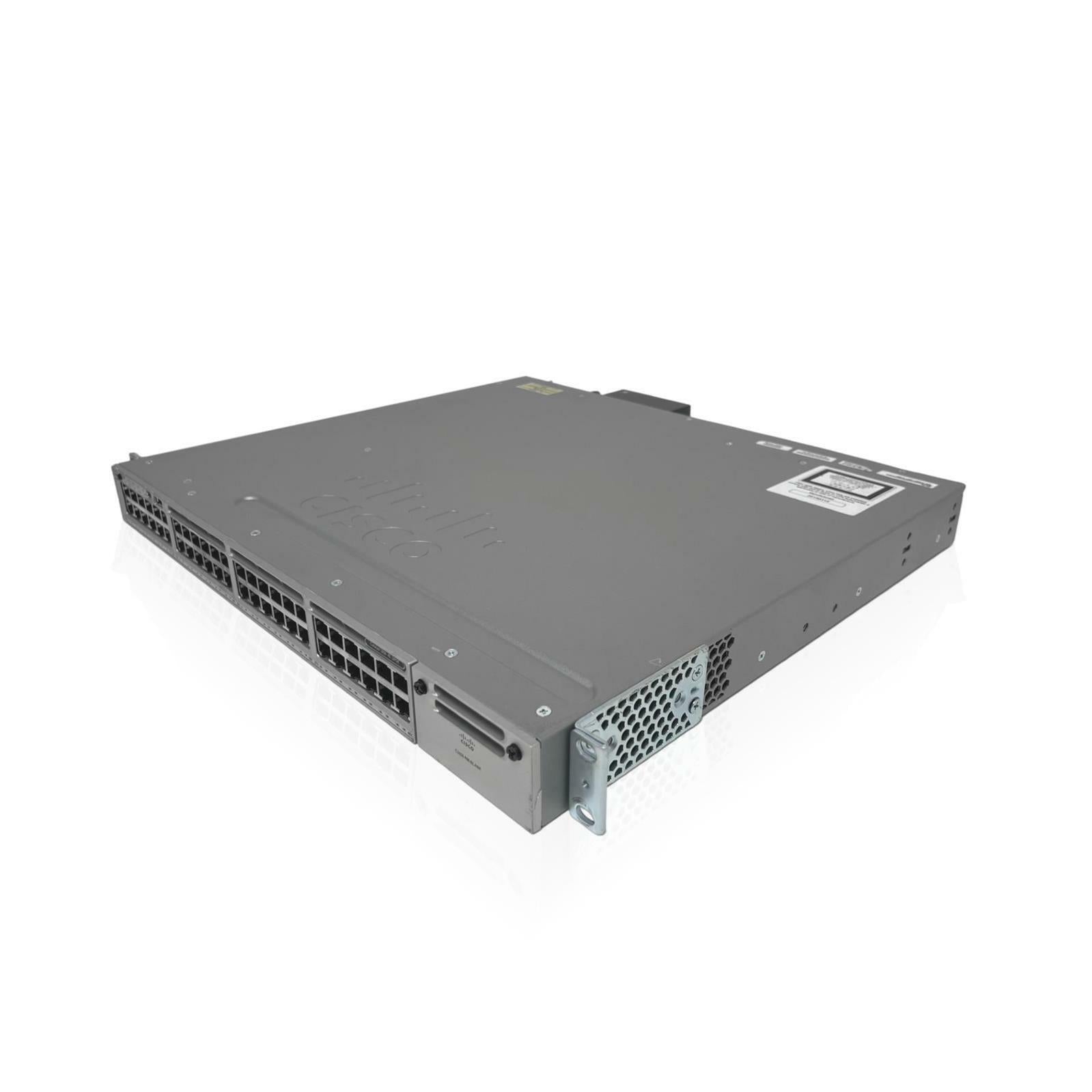 Cisco Catalyst 3850 WS-C3850-48U-S 48-Port 1U RackMount Network Switch