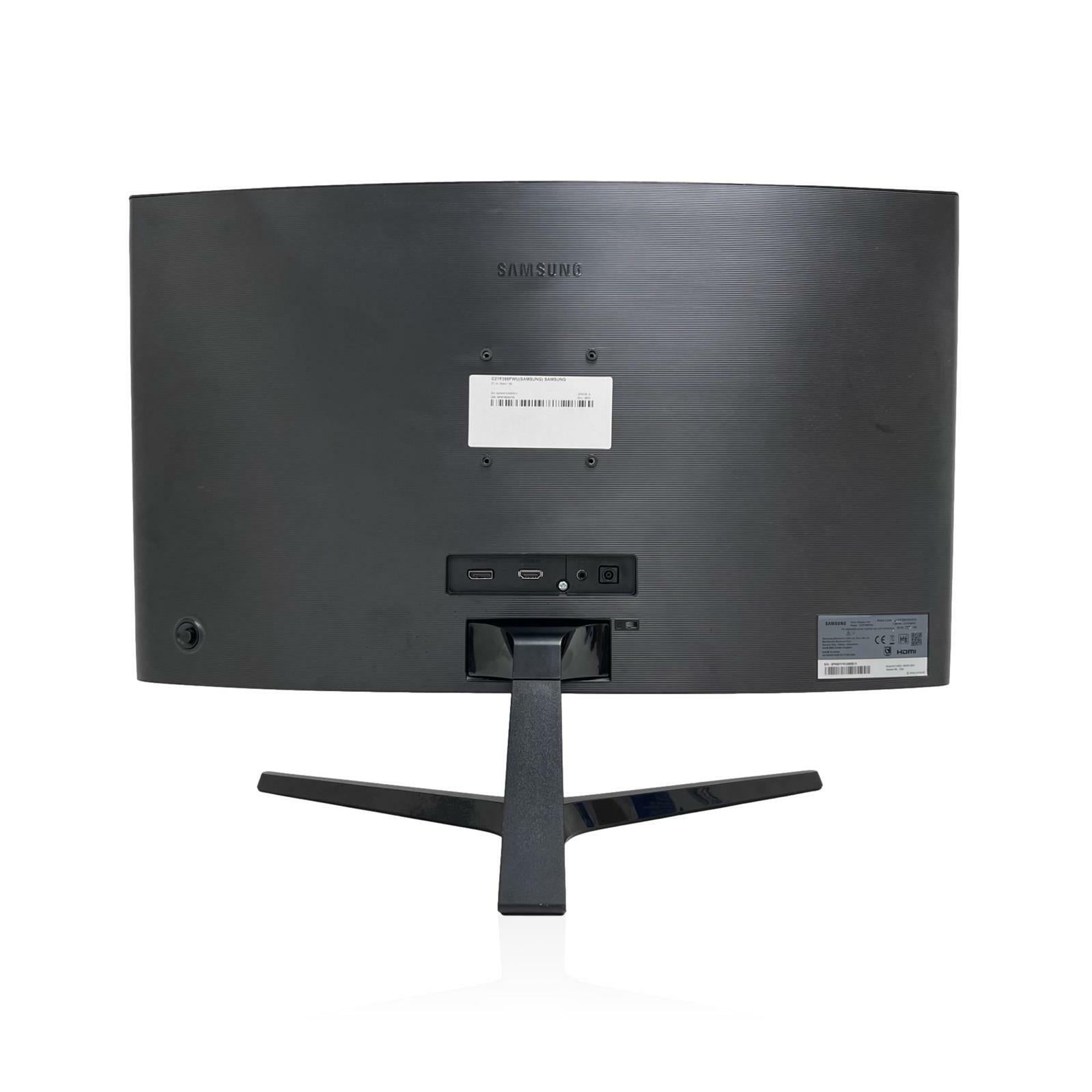 SAMSUNG: C27F398FWU / 27"/ FHD VA (1080p) Monitor + Stand - GRADE A - IT Resale