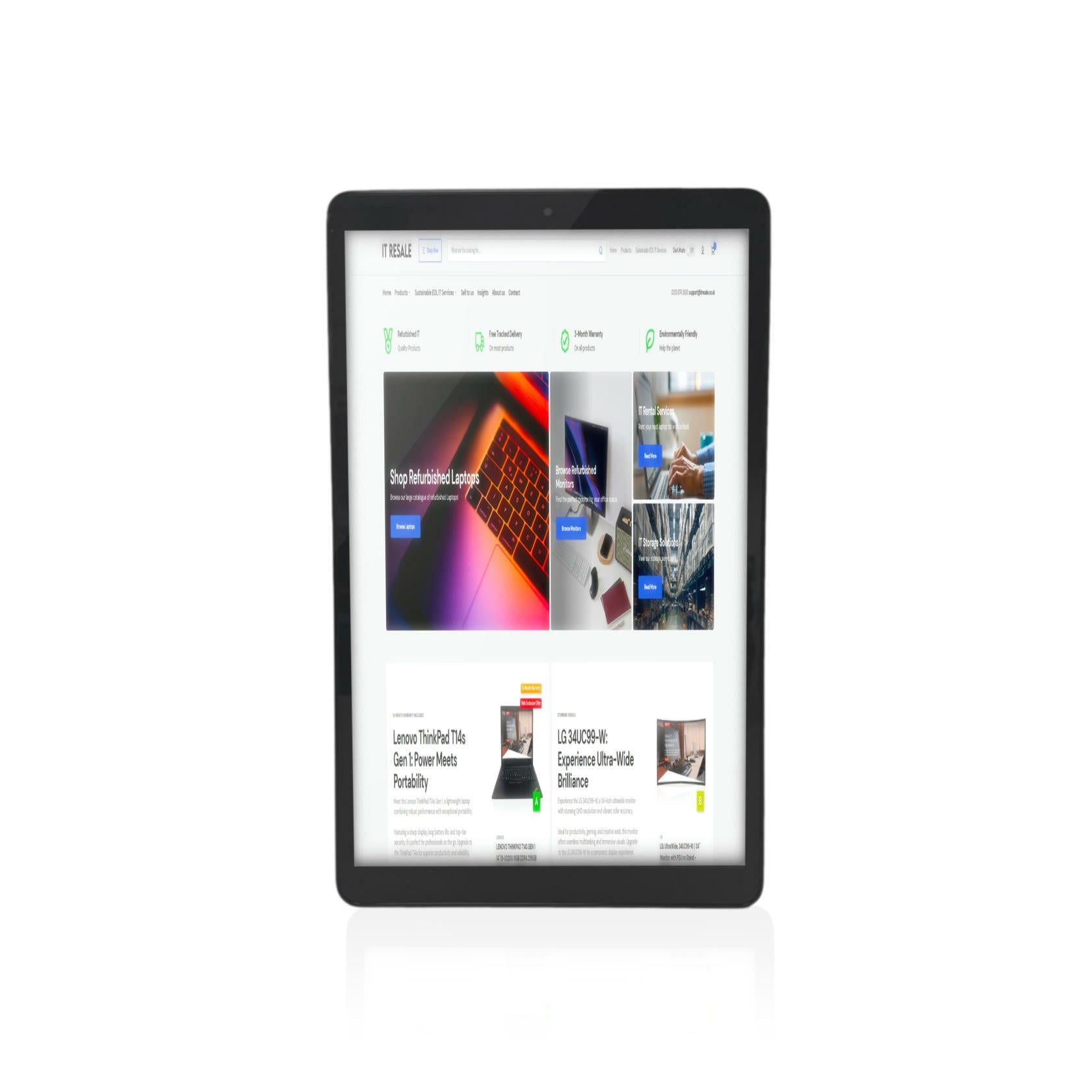 Samsung Galaxy Tab A 10.1 Inch WiFi Android Tablet Touchscreen 32GB Gray - IT Resale