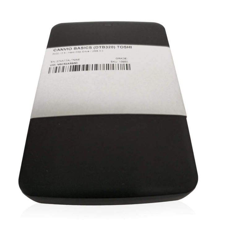 TOSHIBA Canvio Basics 2TB 2.5 SATA External HDD - IT Resale