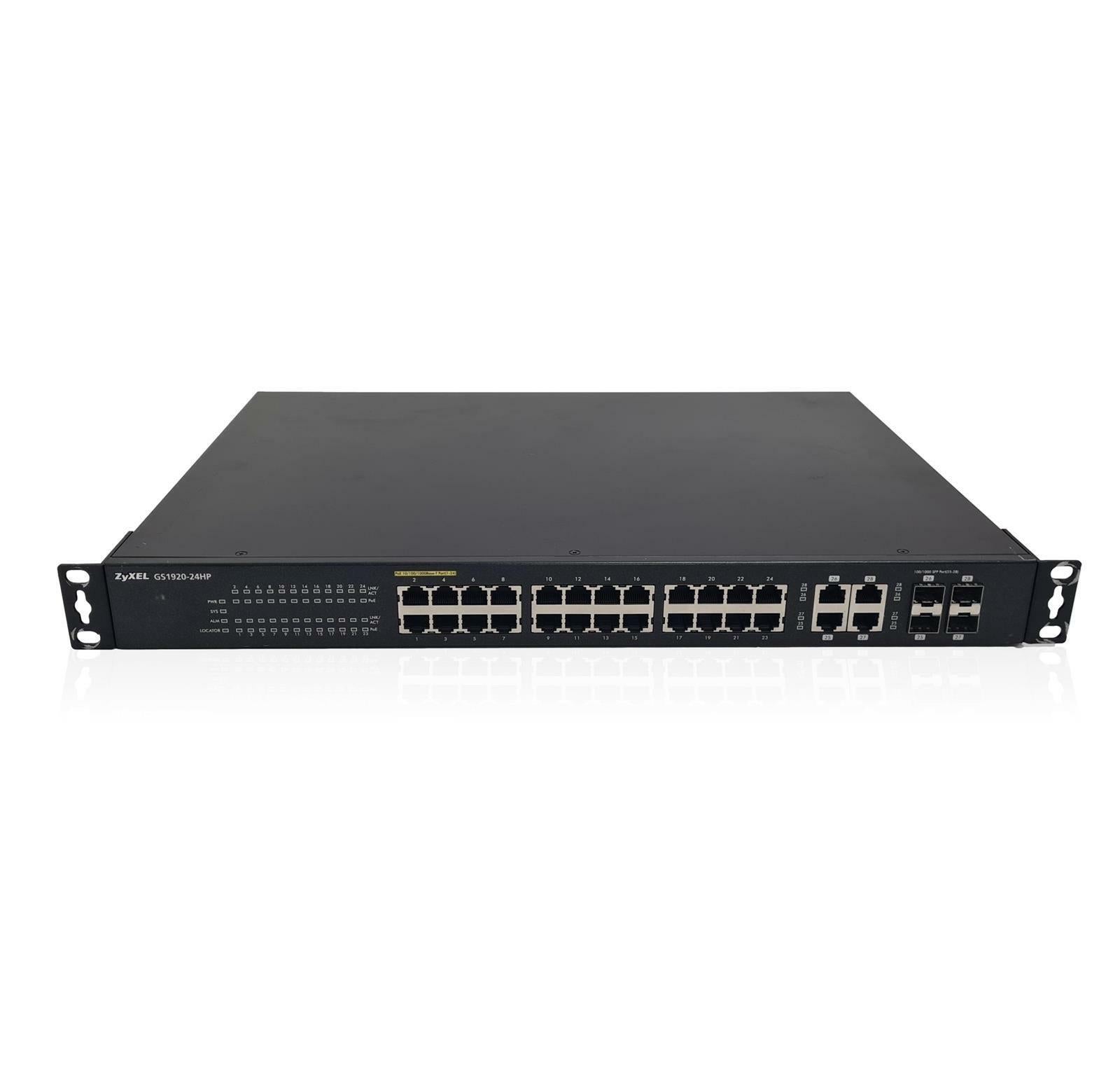 ZYXEL GS1920 - 24HP 24 Managed 1U Switch - GRADE A - IT Resale