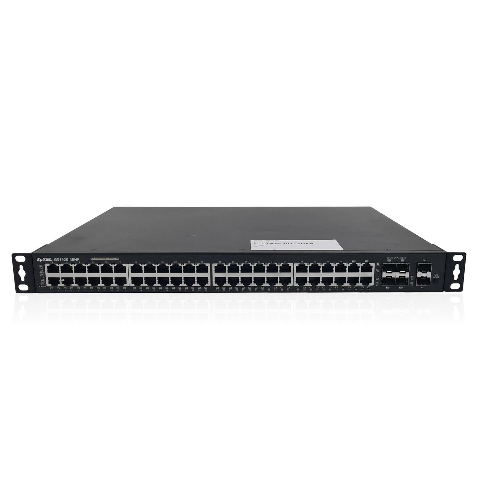 ZYXEL GS1920 - 48HP 48 Managed 1U Switch - GRADE A - IT Resale